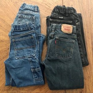 Boys Jeans Size 6 & 7 - Lot of 4